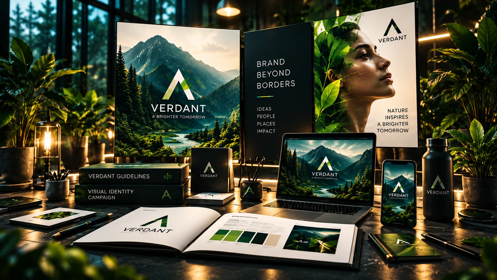 Illustrative concept for Branding and digital strategy